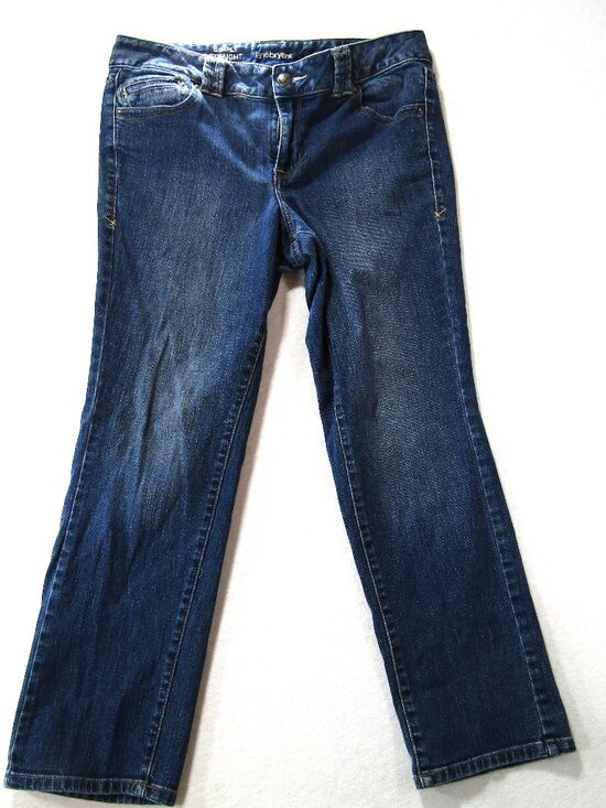 Lane Bryant Denim - Lane Bryant Womens Jean Size 16 Petite Simply Straight High Rise Med Wash 100200